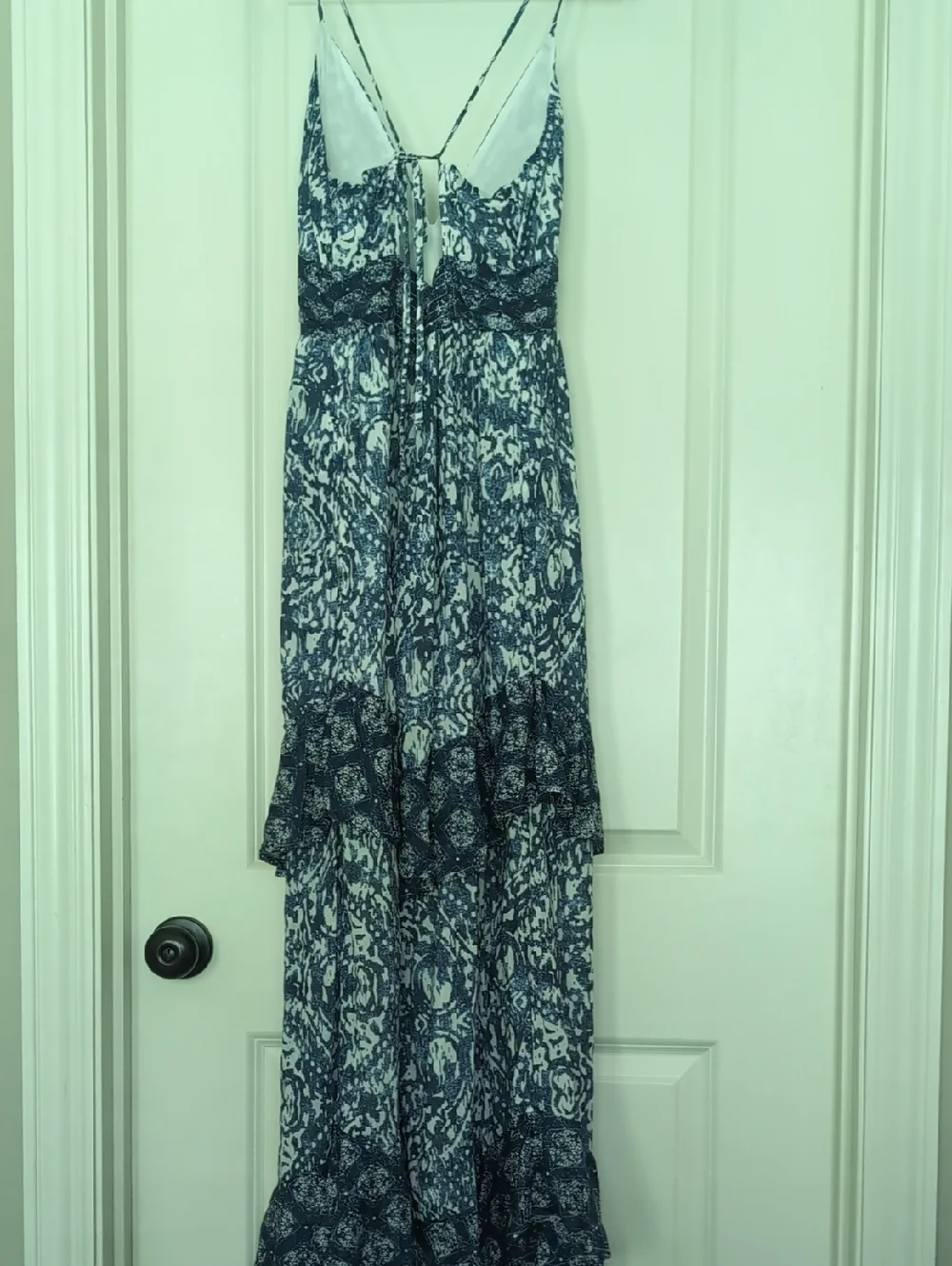 Ambercombie + Fitch Tiered Maxi Dress Sz Small